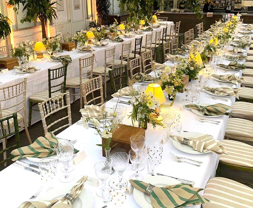 Wedding Venue Hire at Clifton Nurseries London