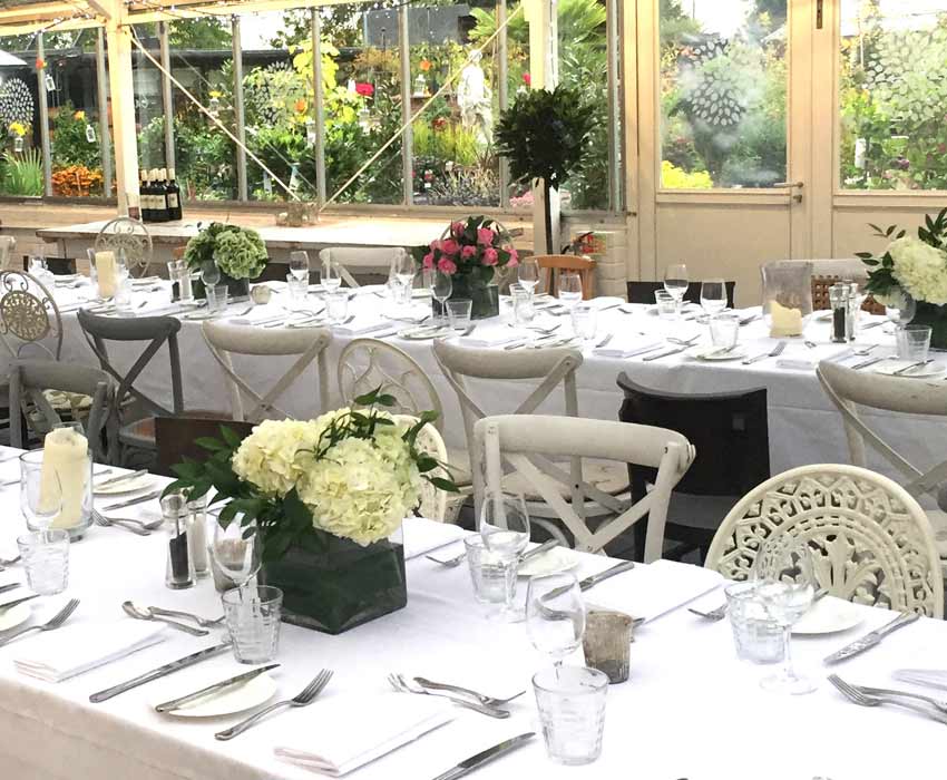 Wedding Venue Hire at Clifton Nurseries London